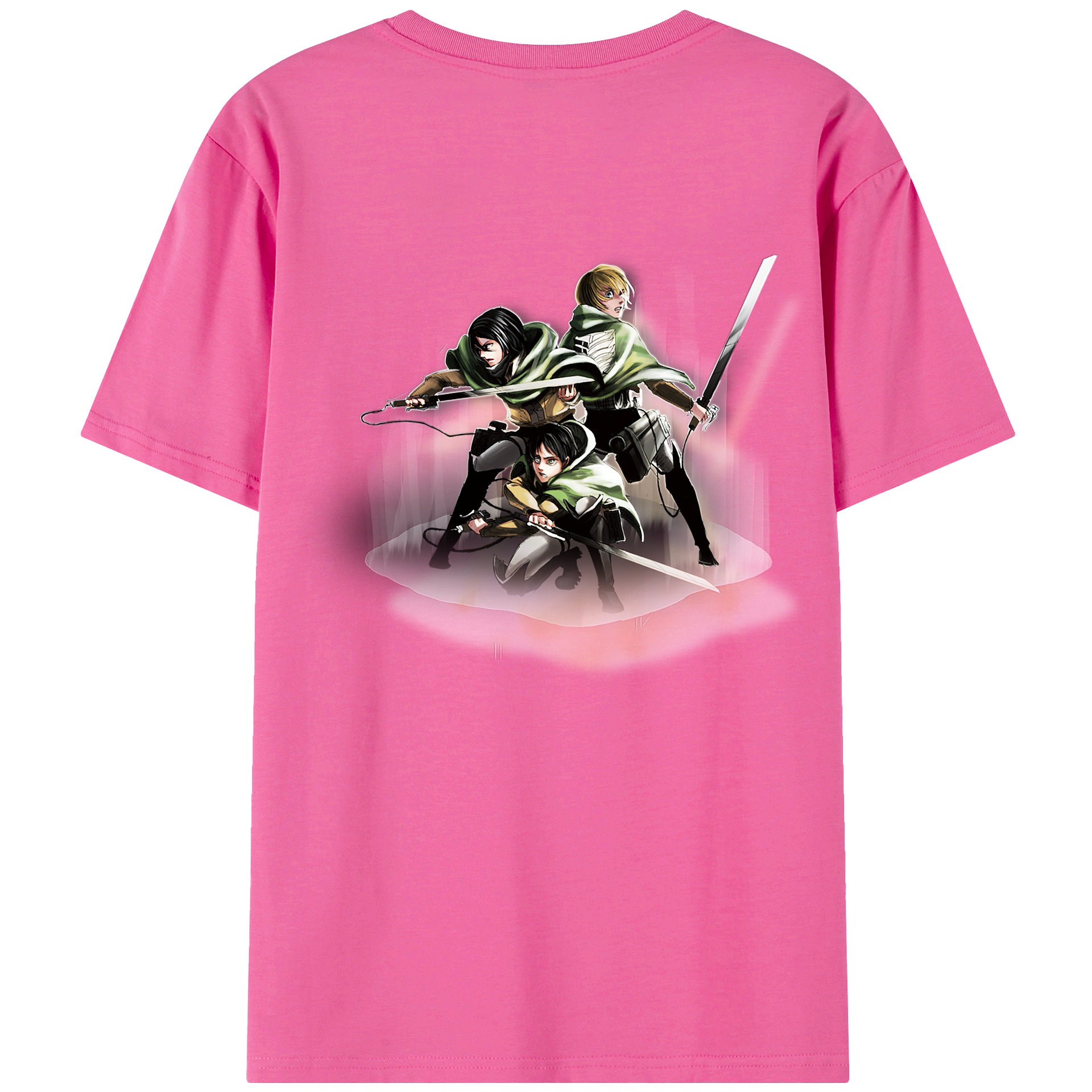 （画像用） 進撃の巨人 Attack on Titan レディース半袖Tシャツ(バックプリント)